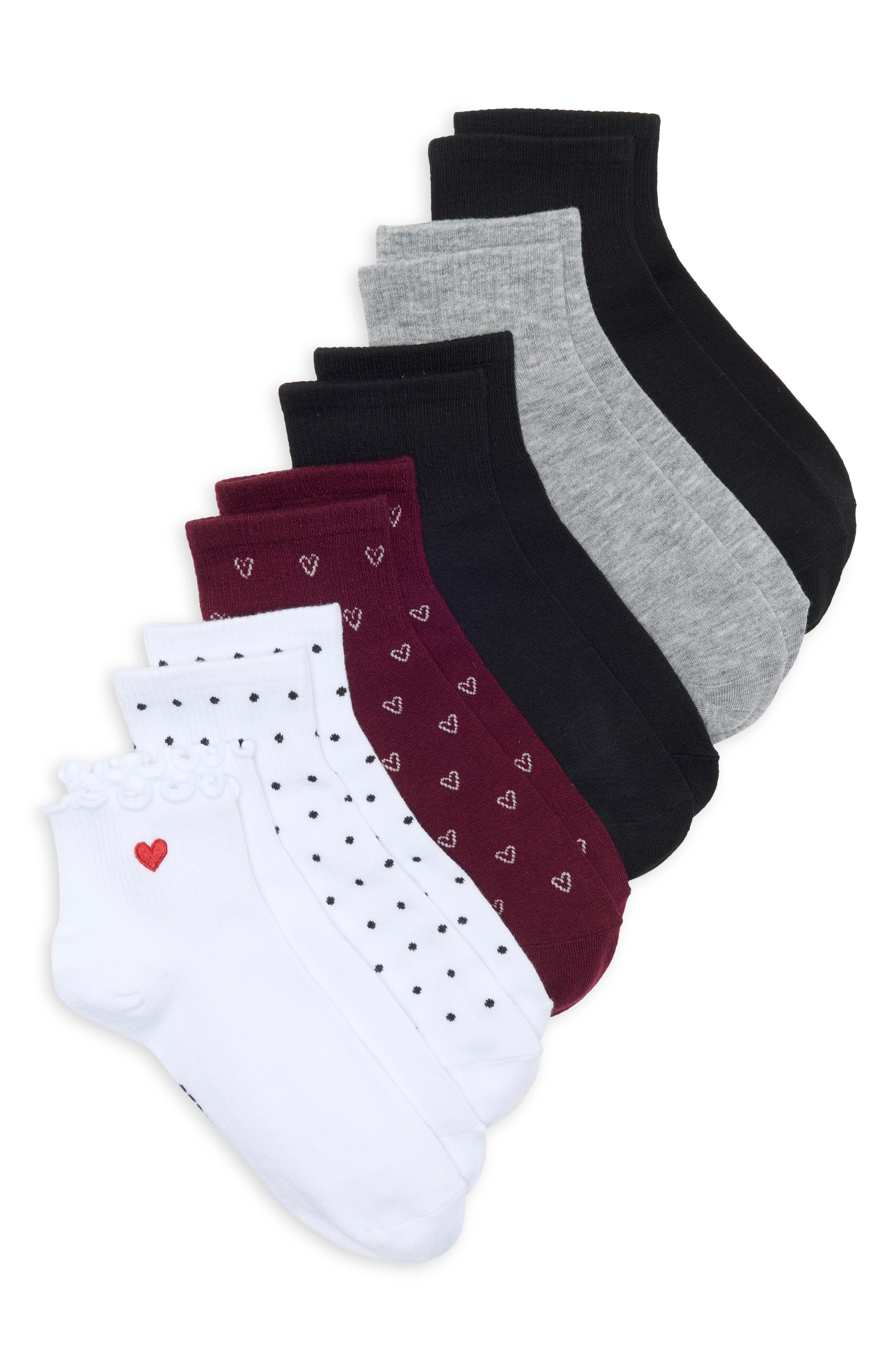 6-Pack Assorted Ankle Socks