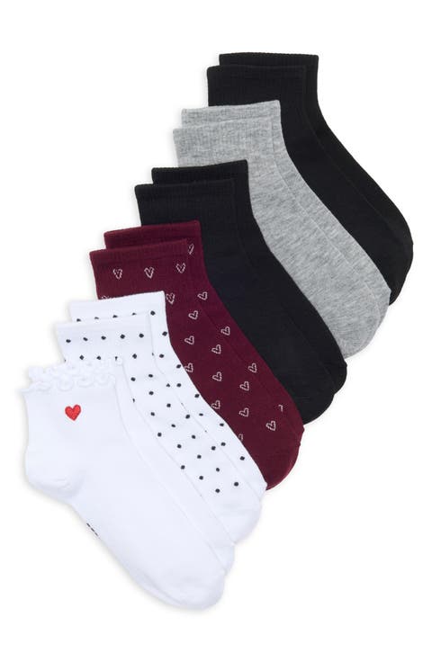 6-Pack Assorted Ankle Socks