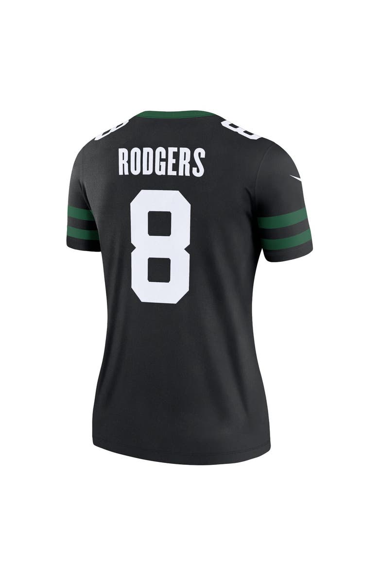 Nike Women's Nike Aaron Rodgers Legacy Black New York Jets Alternate Legend Player Performance Top, Alternate, color, 