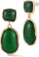 SPHERA MILANO Faux Stone Drop Earrings
