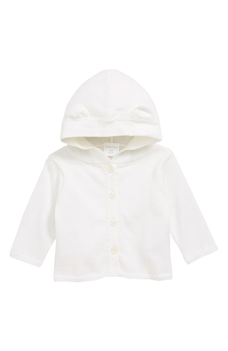 Nordstrom Baby Bear Ears Cardigan, Main, color, 