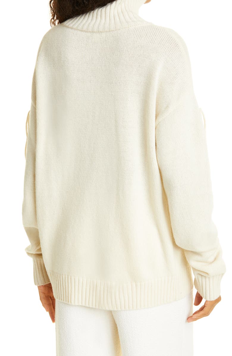 JASON WU Fringe Merino Wool Sweater, Alternate, color, 