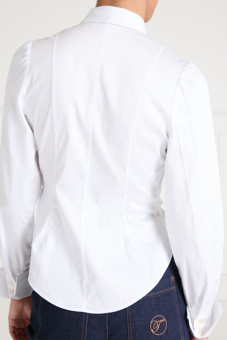 Dara Shirt, Alternate, color, White