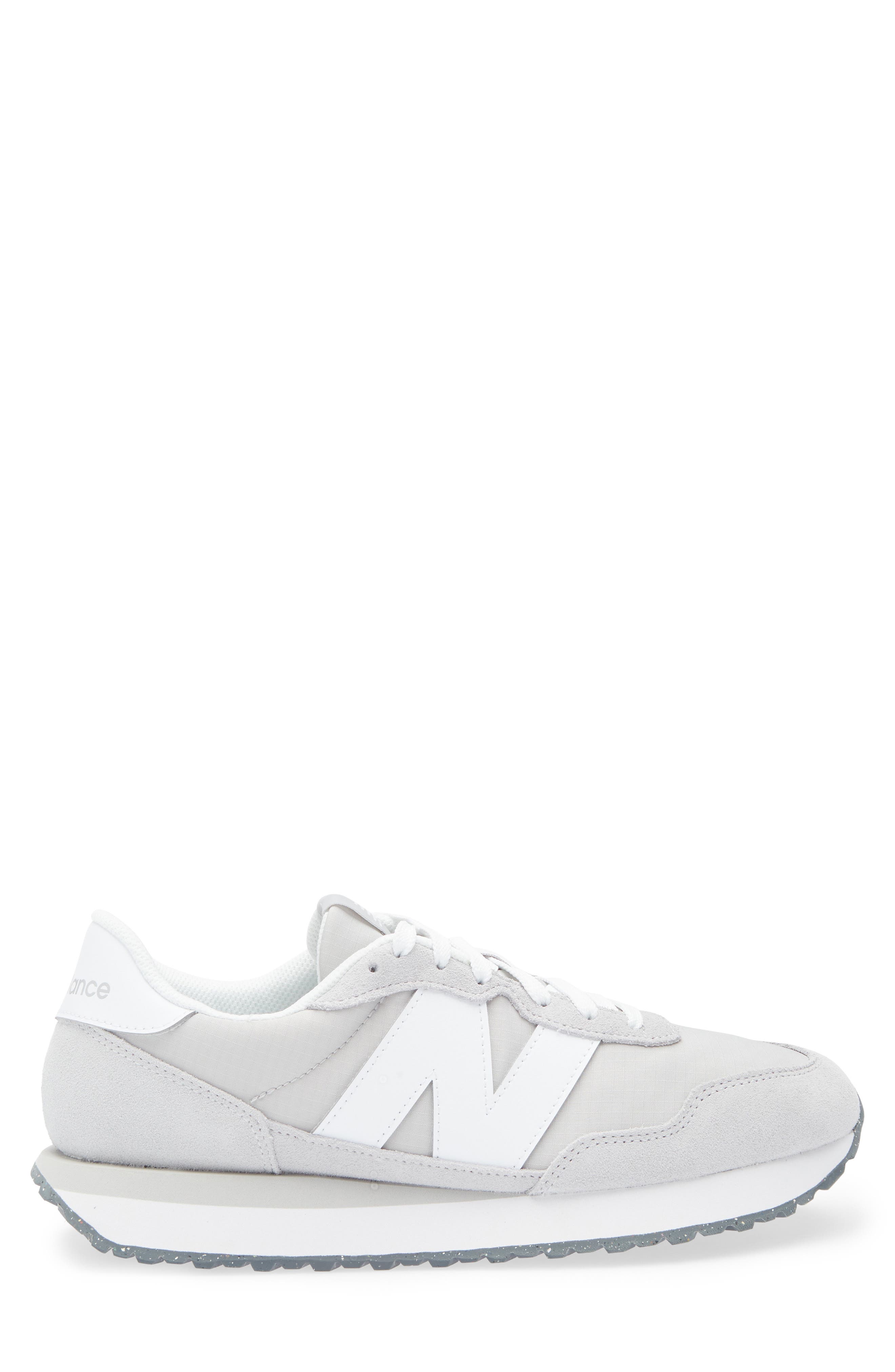 New Balance 237 Sneaker, Alternate, color, Rain Cloud/ Nb White