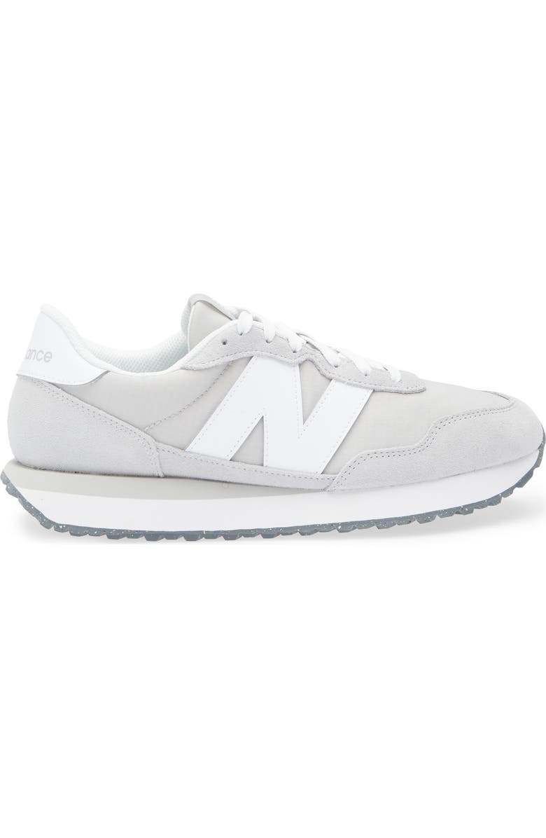 New Balance 237 Sneaker, Alternate, color, Rain Cloud/ Nb White