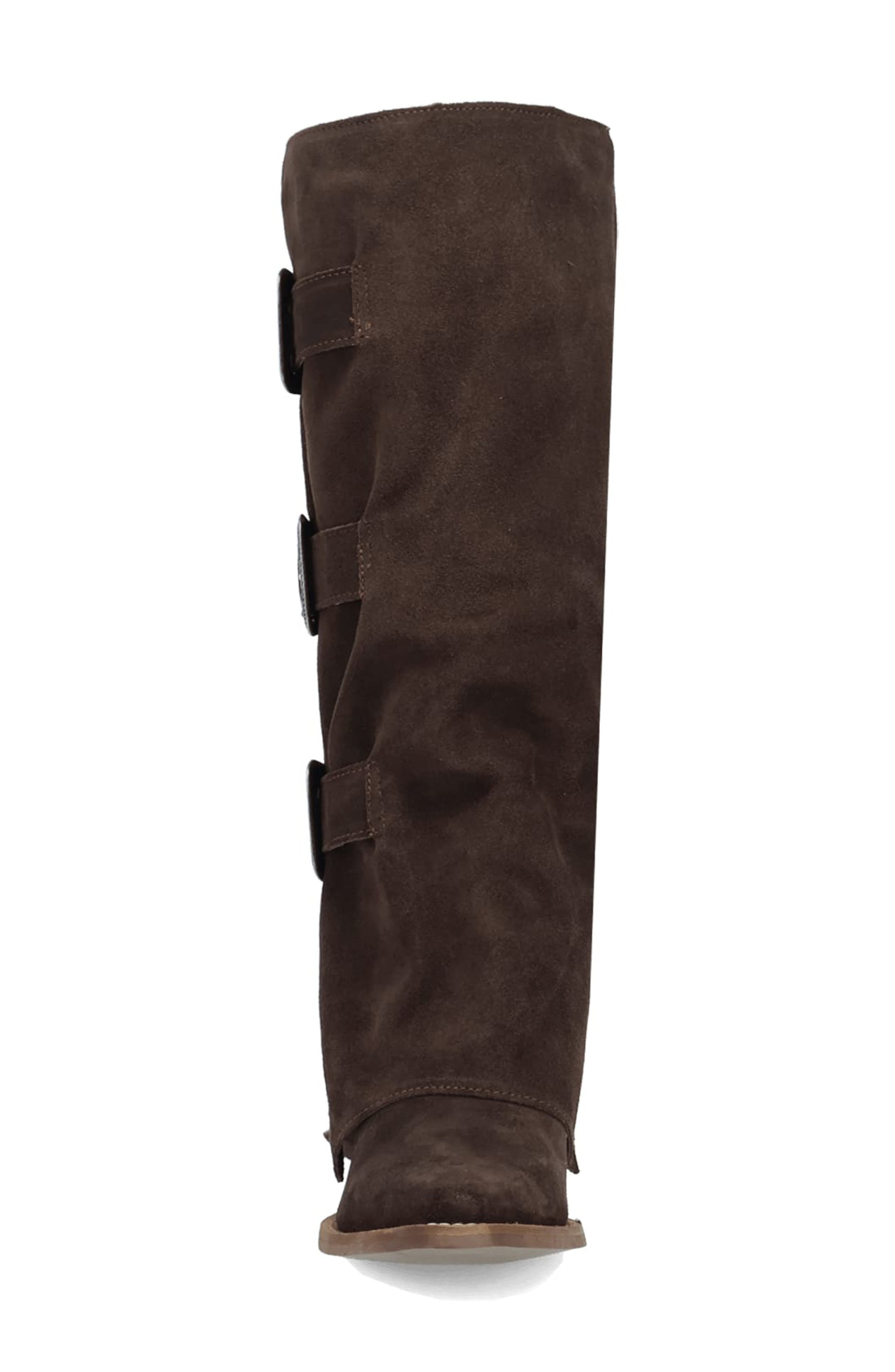 Buckle Bunny Knee High Western Boot, Alternate, color, BROWN