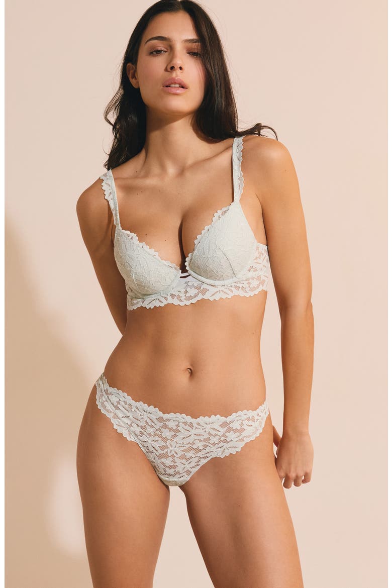 Legende Lace Tanga, Alternate, color, BLUE GREEN