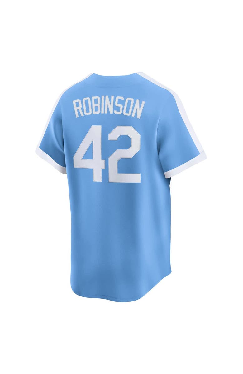 Nike Men's Nike Jackie Robinson Light Blue Brooklyn Dodgers Cooperstown Collection Limited Jersey, Alternate, color, Light Blue