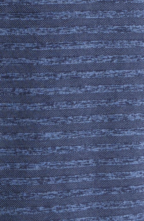 Robert Barakett Ranger Short Sleeve Knit Button-up Shirt In Blue