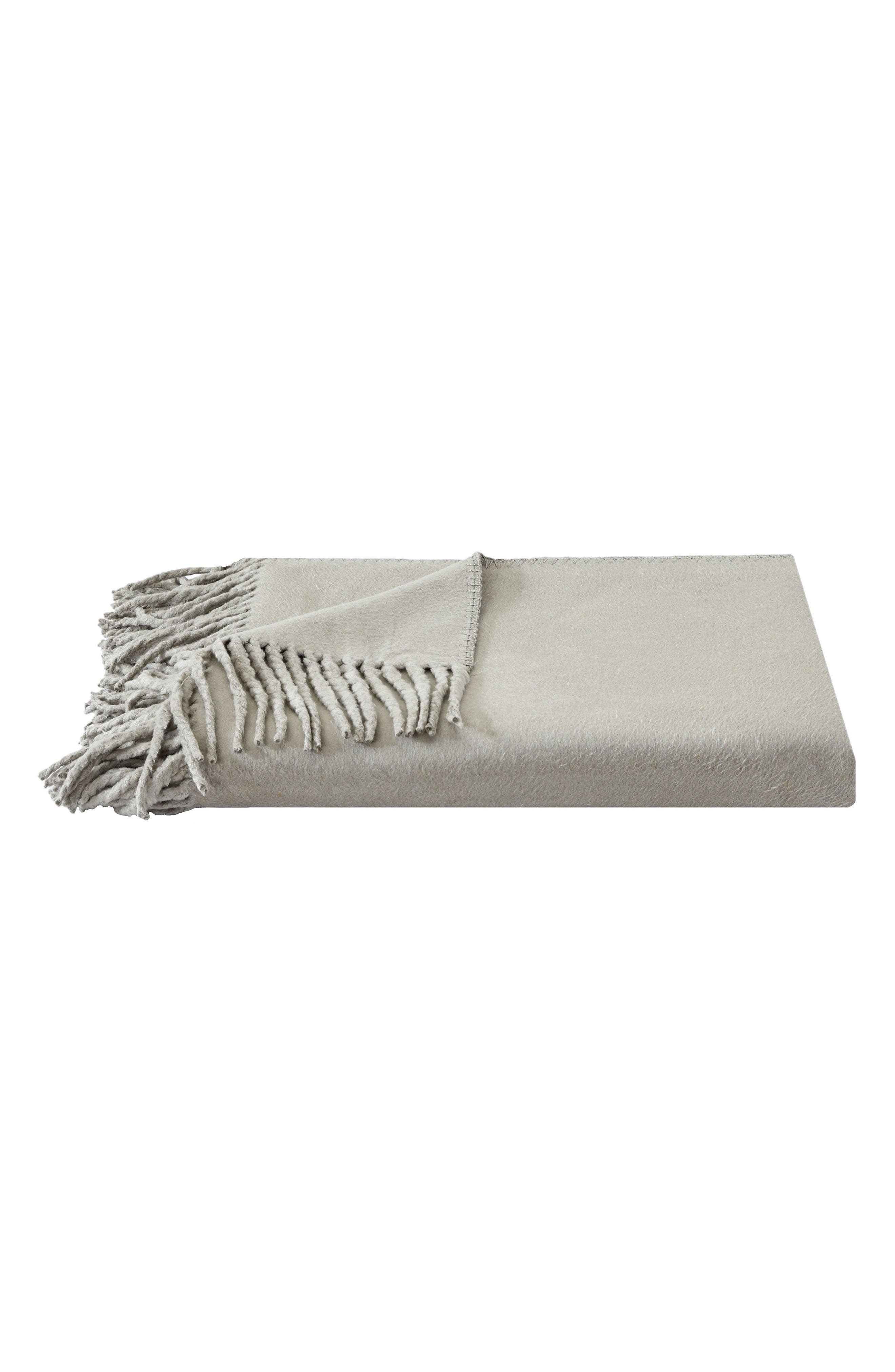 MELANGE HOME Plaza Silk Blend Throw Blanket