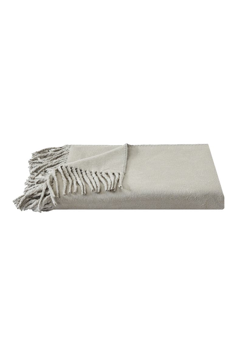 Plaza Silk Blend Throw Blanket, Main, color, GRAY