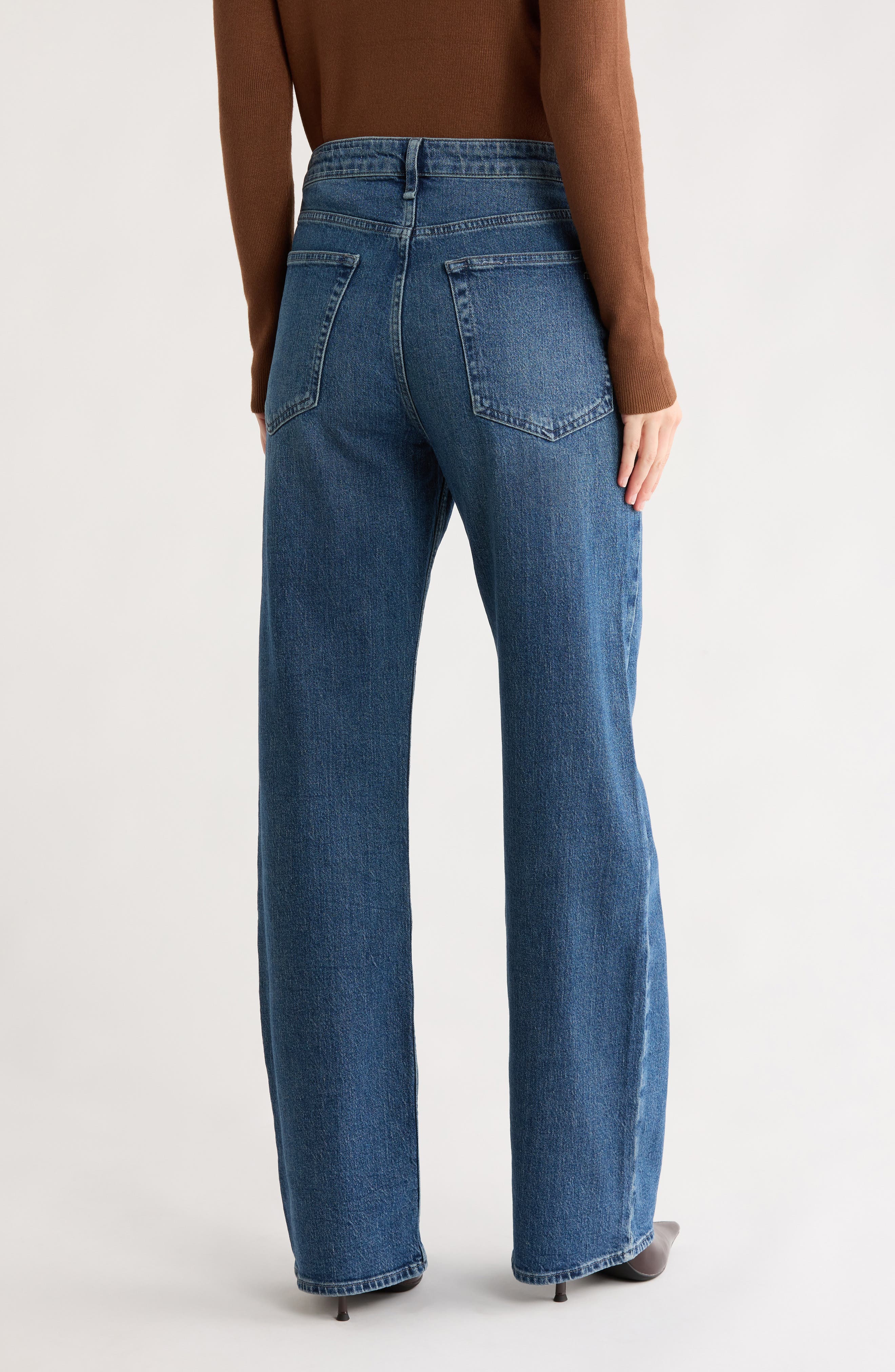 Lori Mid Rise Wide Leg Jeans - image 2