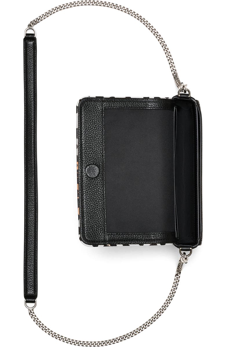 Marc Jacobs The Mini Cheetah Leather Crossbody Bag, Alternate, color,