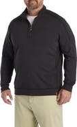 Tommy Bahama Big & Tall Ben and Terry Half-Zip Pullover