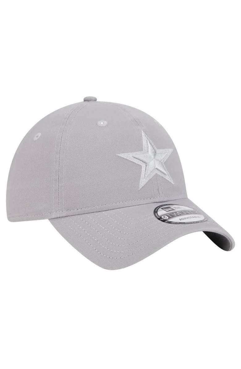 New Era Men's New Era Gray Dallas Cowboys Tonal Color Pack 9TWENTY Adjustable Hat, Alternate, color, Gray