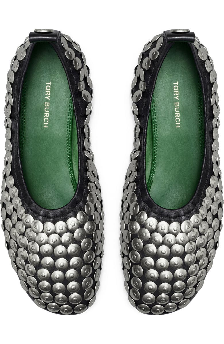 Tory Burch Studded Ballet Flat, Alternate, color,