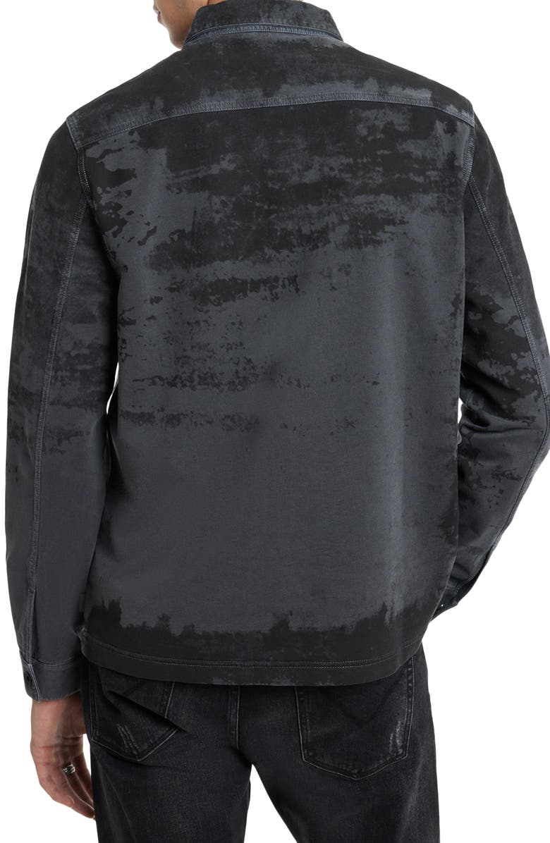 John Varvatos Brighton Organic Cotton French Terry Chore Jacket, Alternate, color, 