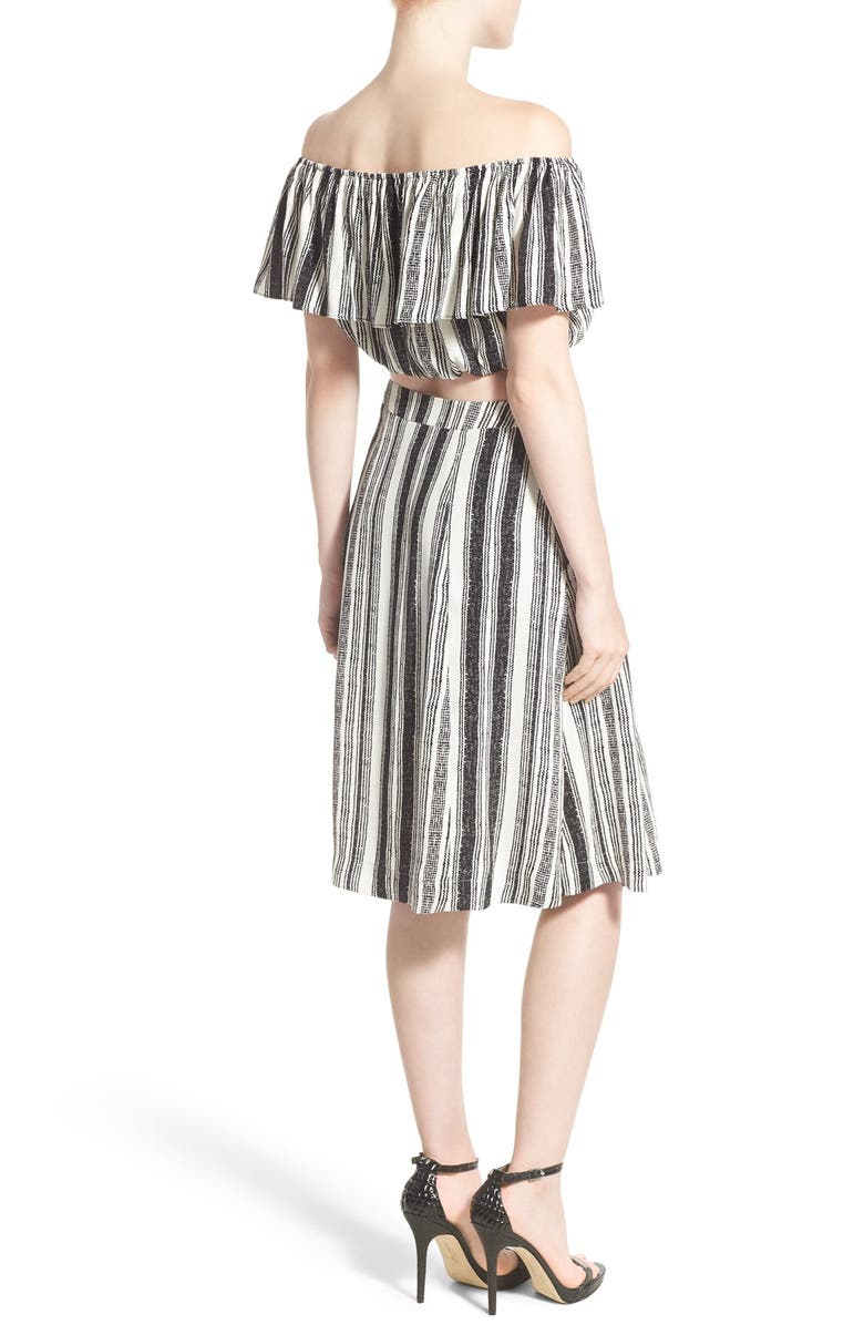 ASTR the Label ASTR Off the Shoulder Crop Blouse, Alternate, color, 