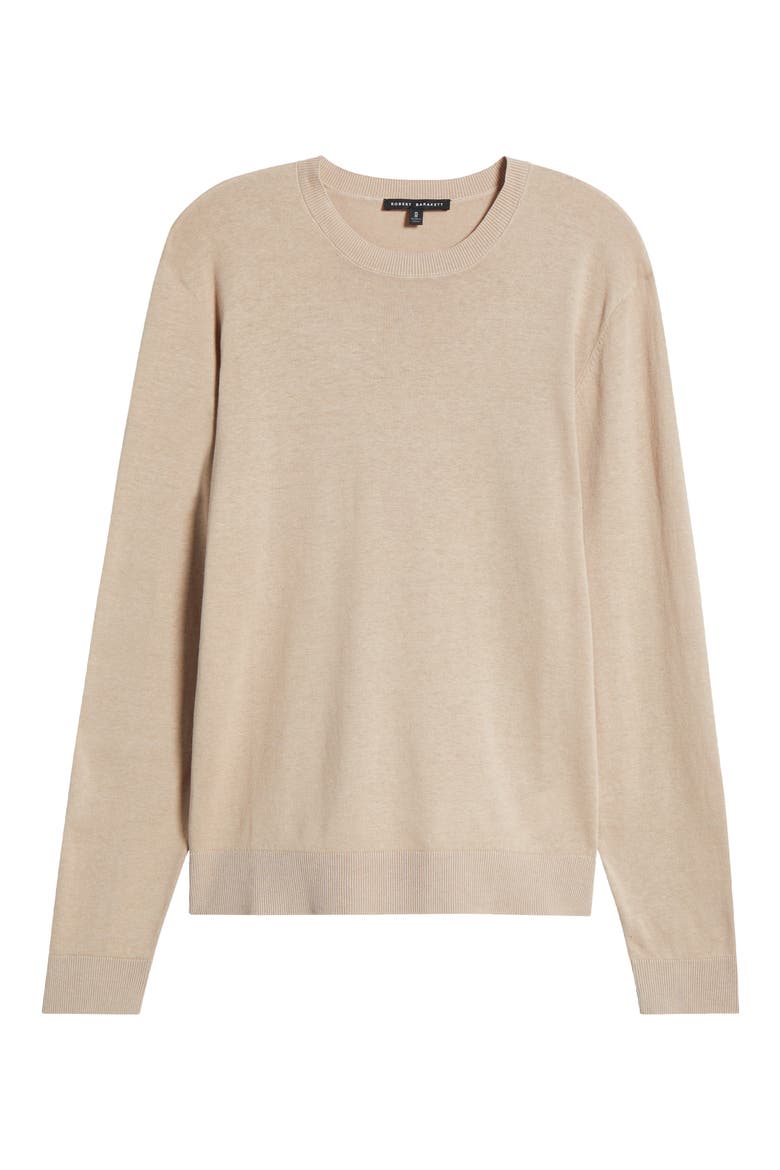 Nordic Linen & Cotton Sweater, Alternate, color, TAN