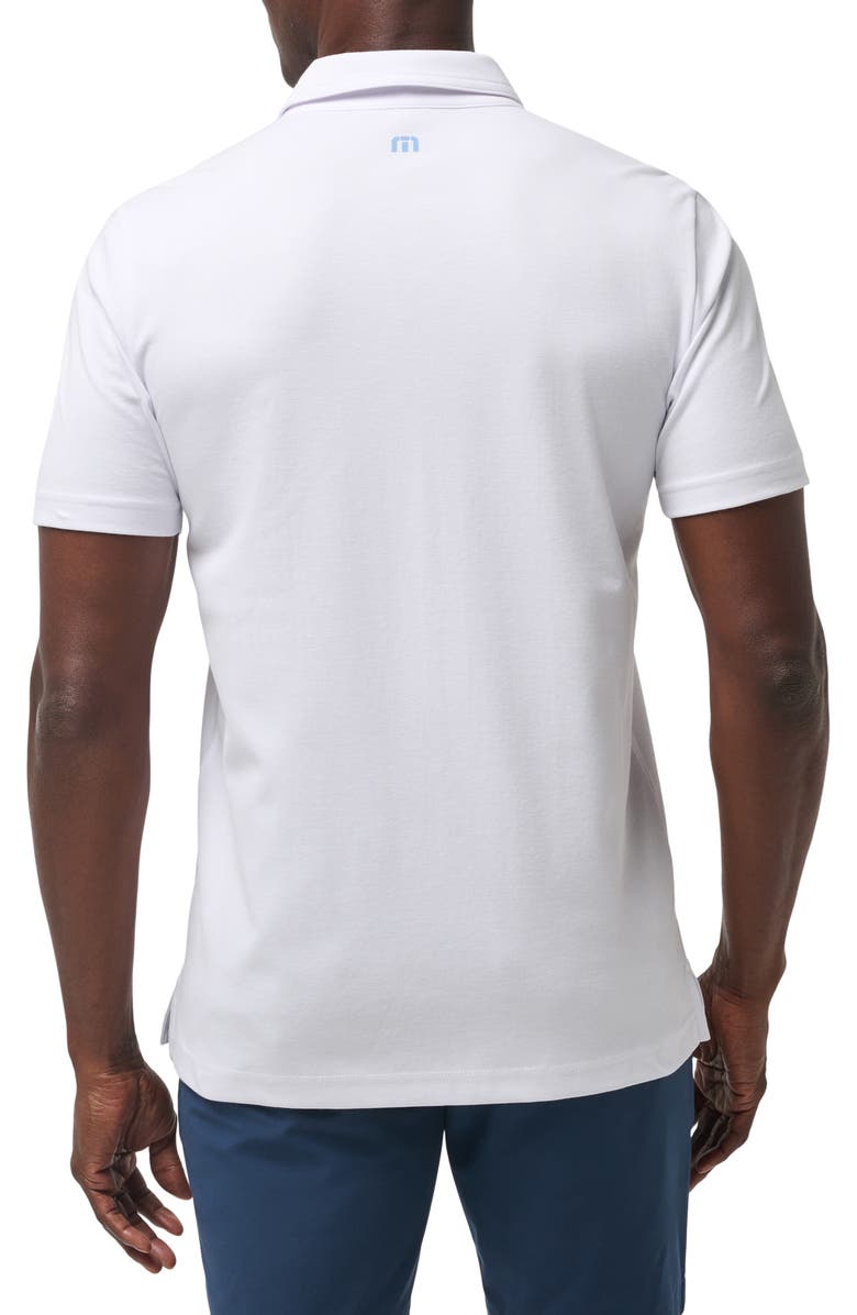TravisMathew 'Merica Chest Stripe Polo, Alternate, color, White