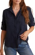Bella Dahl Split Back Button-Up Shirt