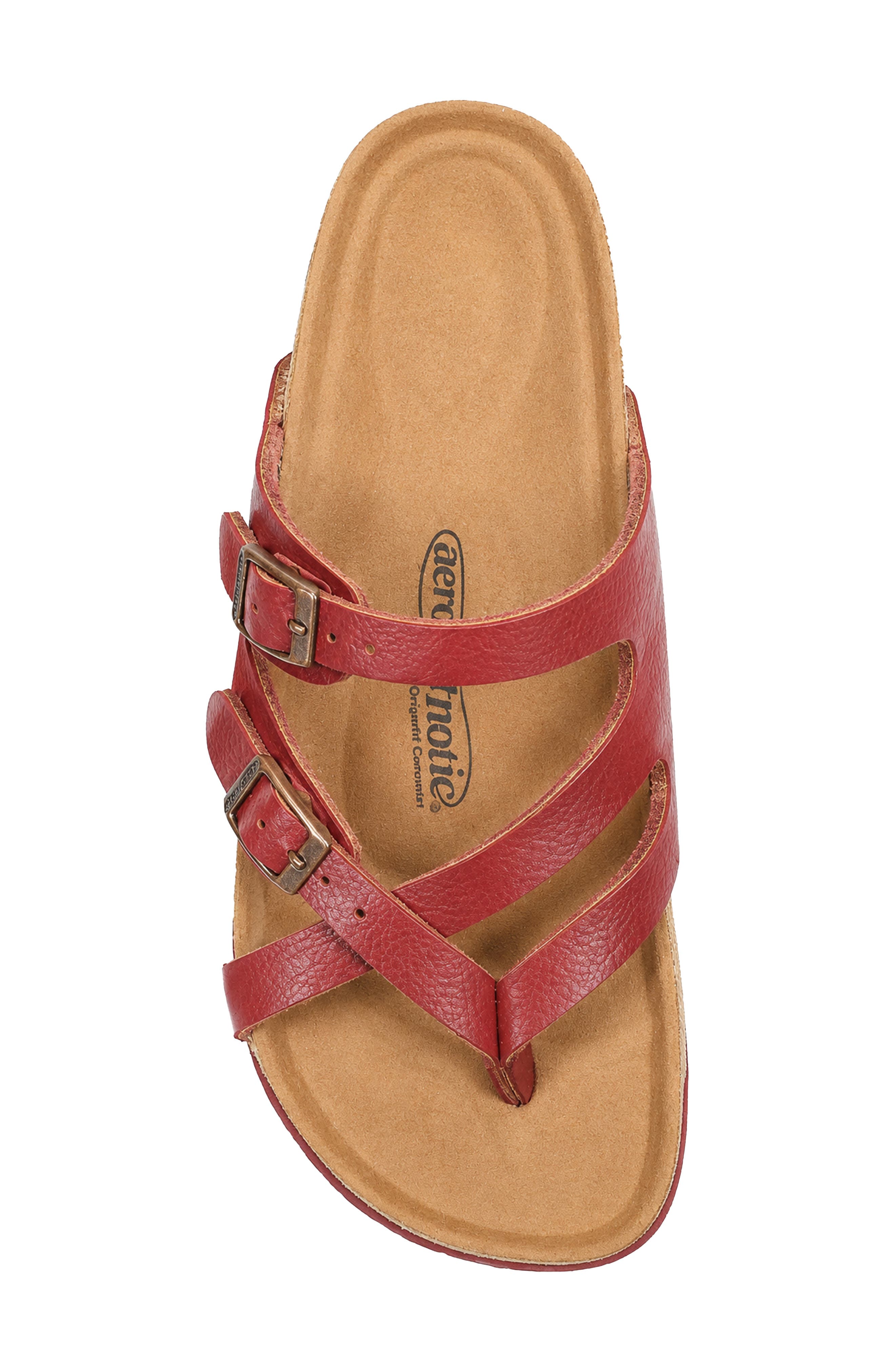 Celestis Slide Sandal, Alternate, color, WINE RED