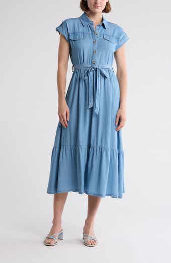 Chambray Shirtdress