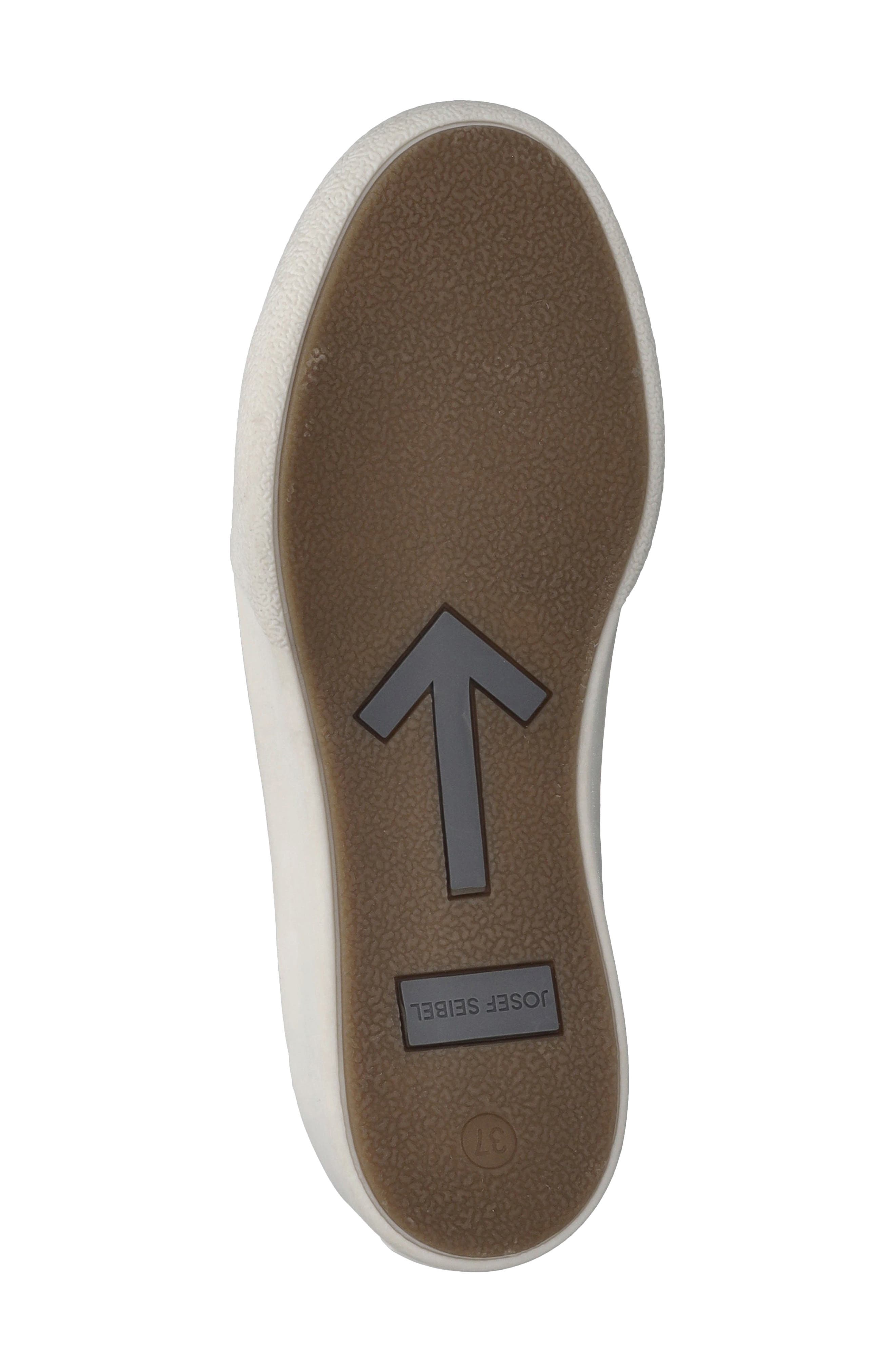 Josef Seibel Claire 24 Sneaker, Alternate, color, Creme