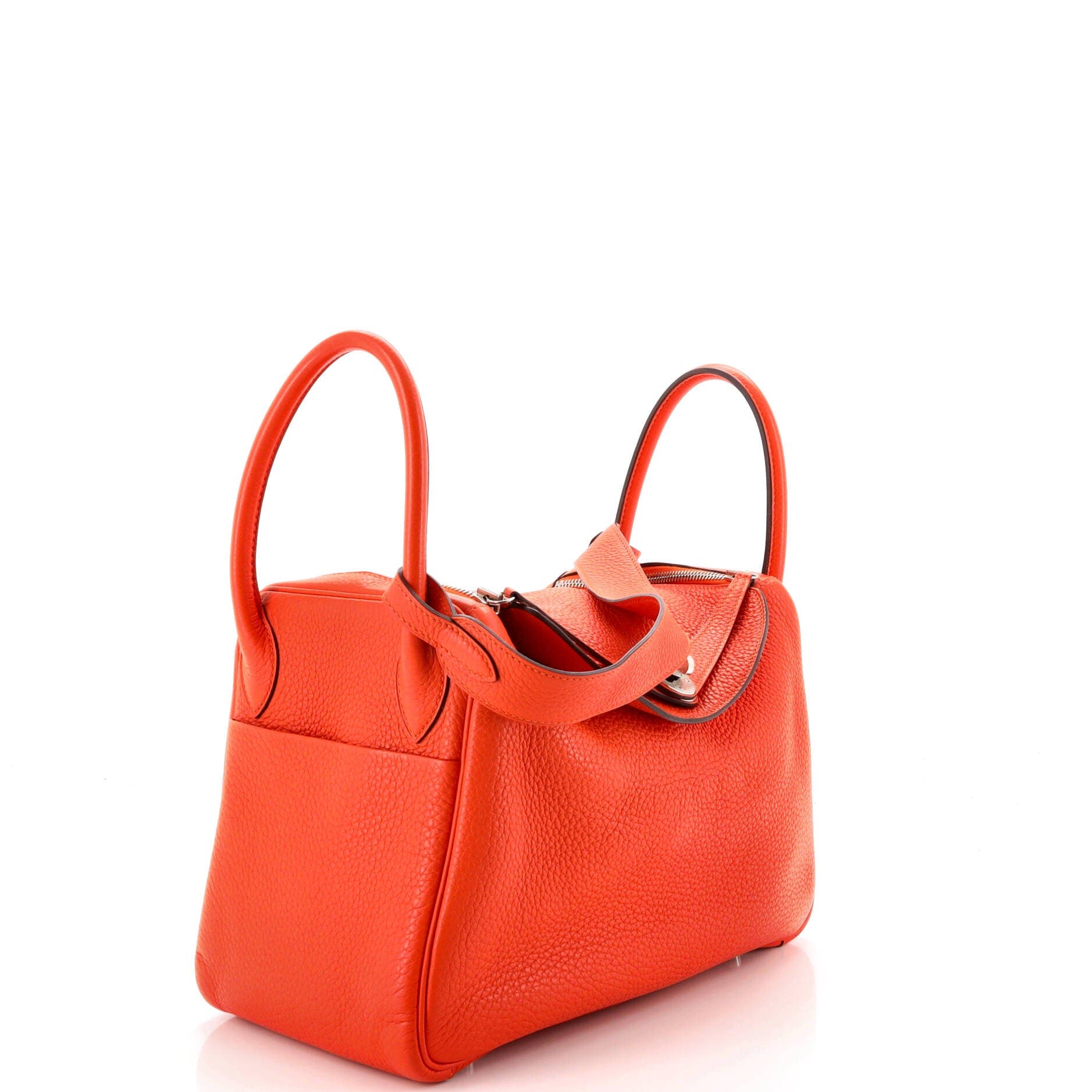 Pre-Owned Hermes Lindy Bag Clemence 30, Alternate, color, Feu
