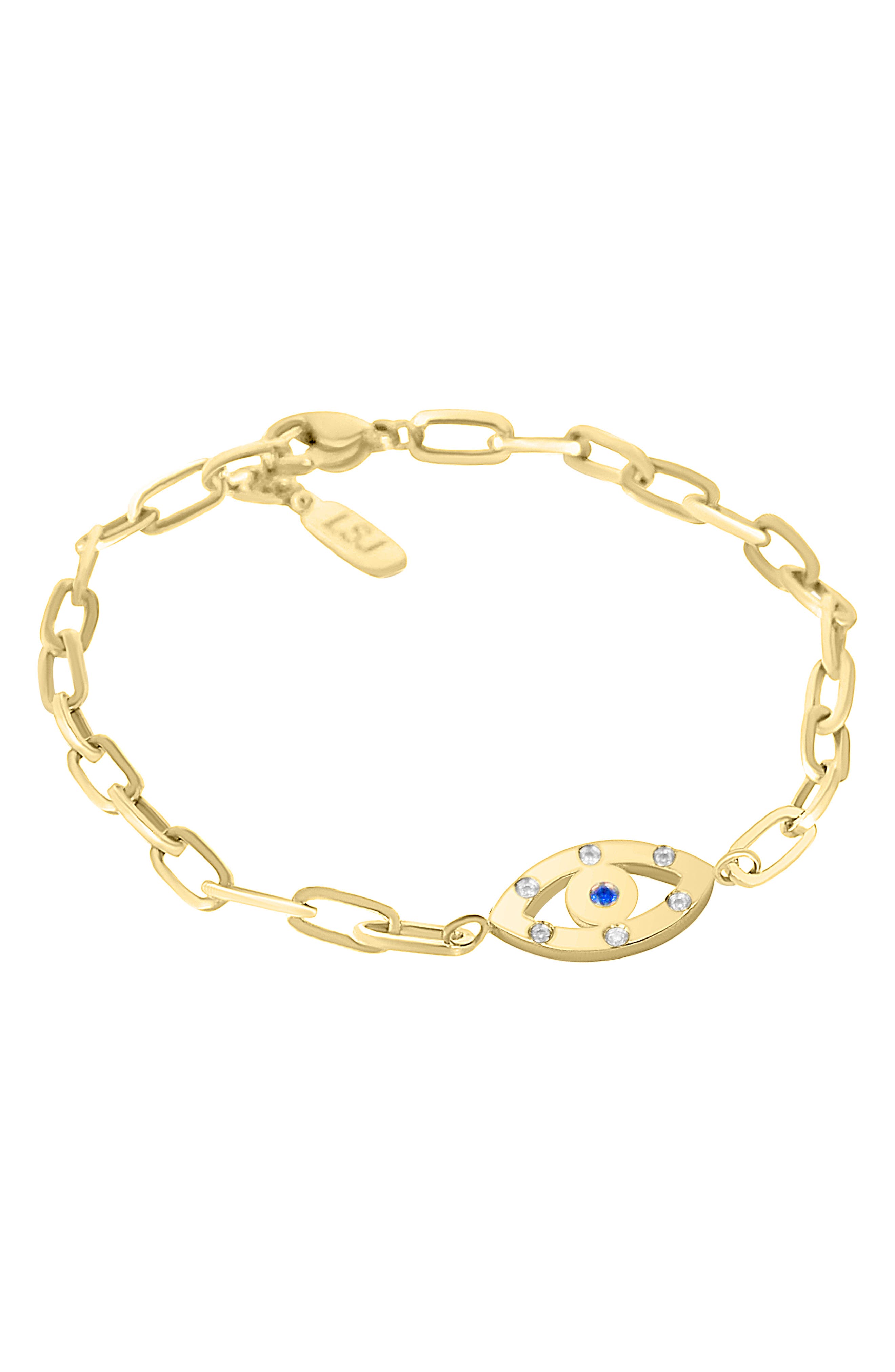 Liza Schwartz Cubic Zirconia Evil Eye Bracelet