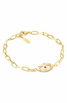 Liza Schwartz Cubic Zirconia Evil Eye Bracelet