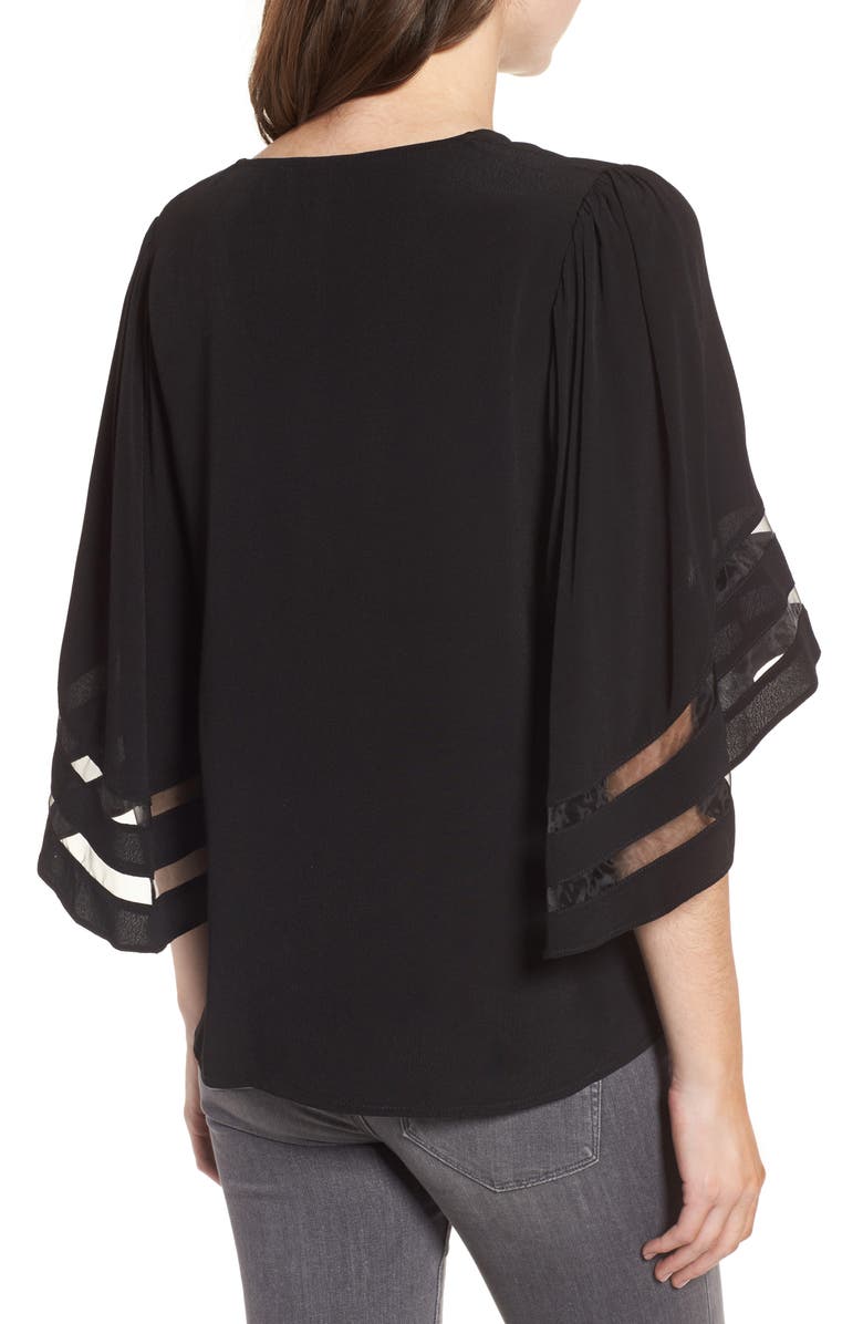 Chelsea28 Illusion Sleeve Top, Alternate, color,