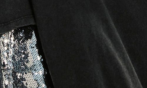 Free People Nellie Sequin Twofer Top In Black