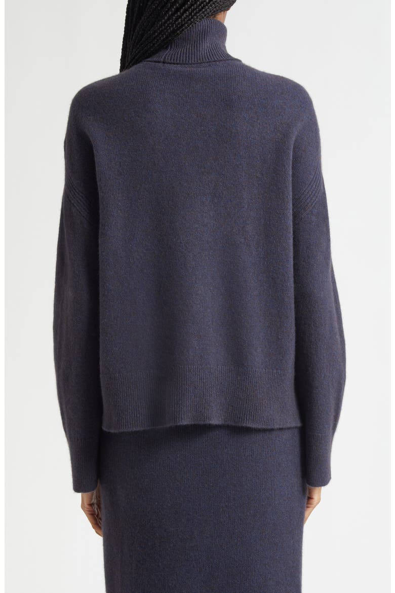 Melange Turtleneck Wool Sweater, Alternate, color, SOLID MEDIUM BLUE