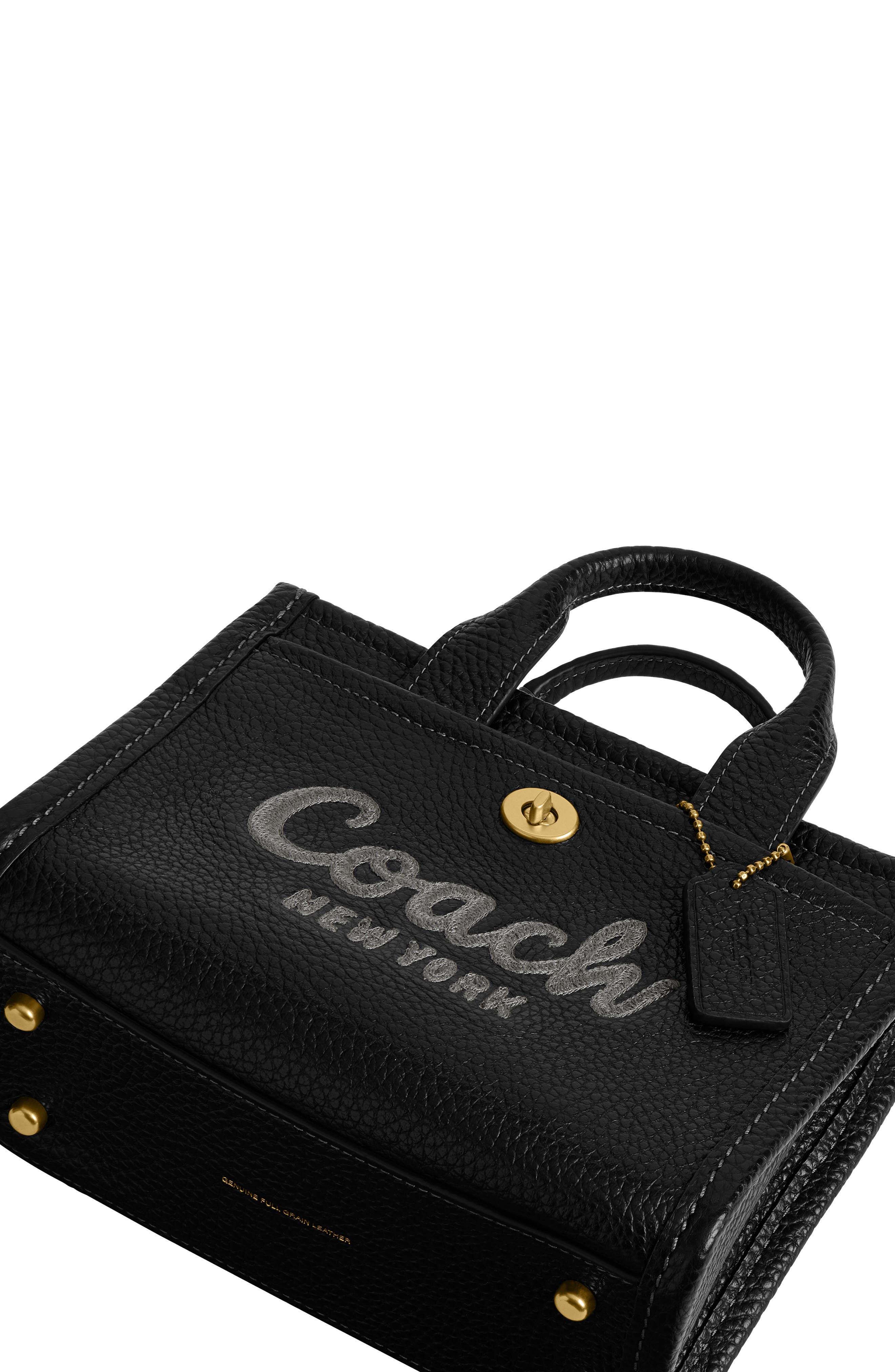 COACH Bubble 20 Leather Cargo Tote, Alternate, color, 