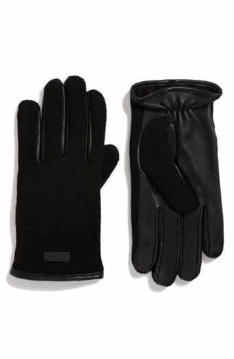 Cole Haan Heritage Leather & Knit Gloves