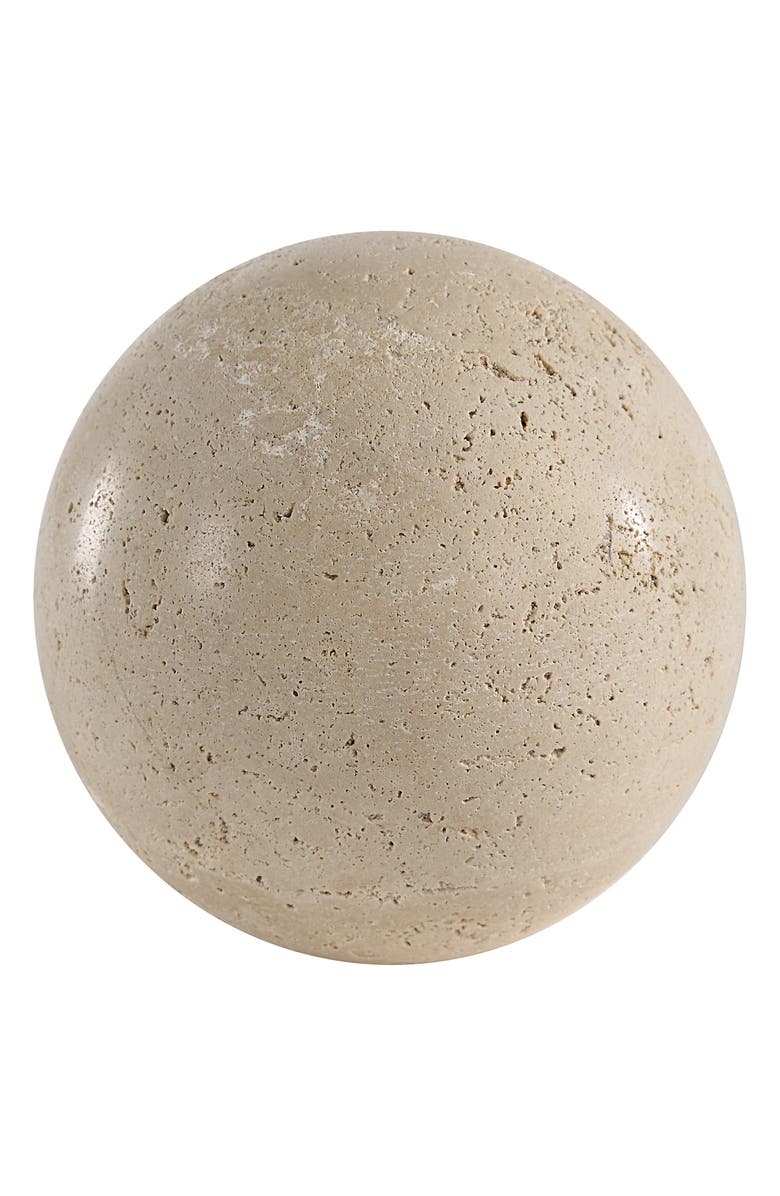 Renwil Travertine Decorative Ball, Main, color,