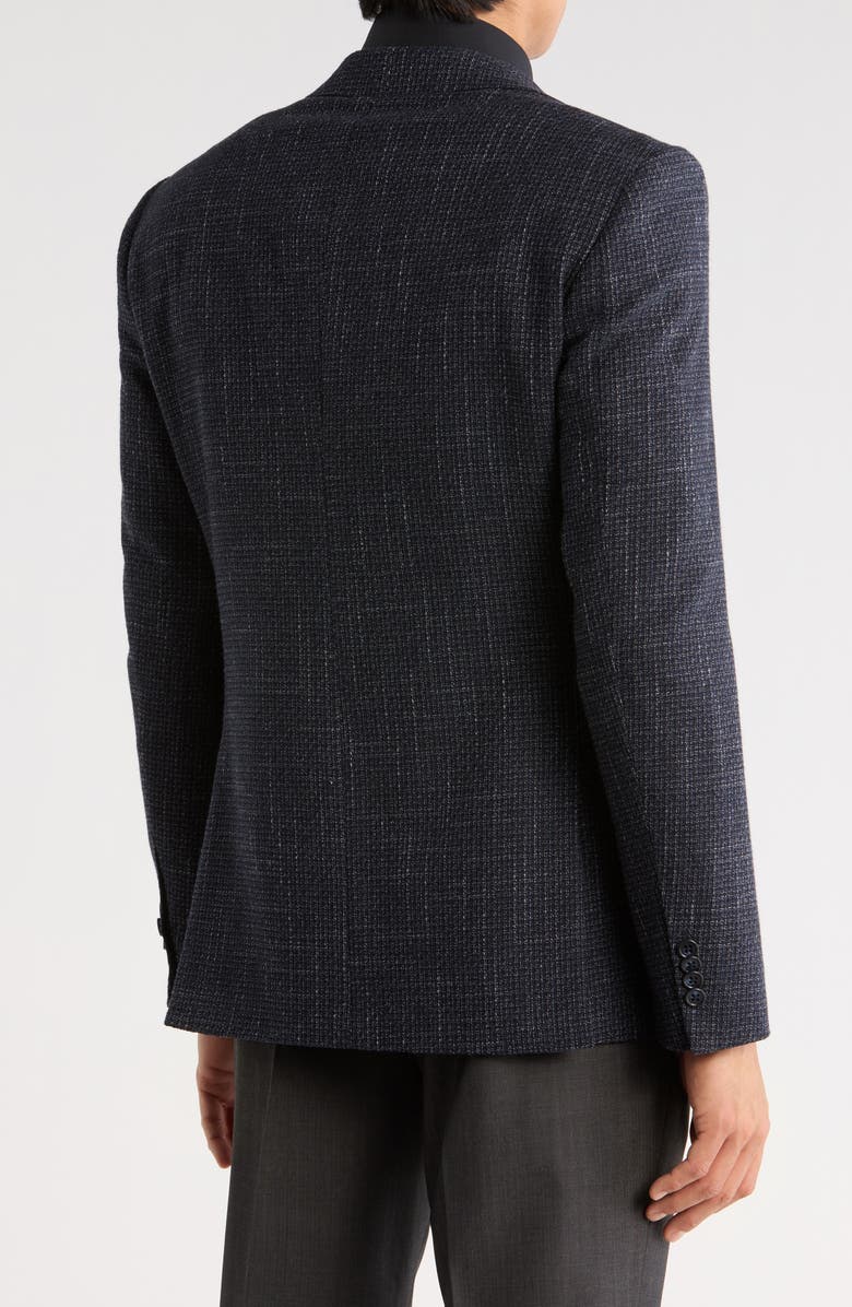 John Varvatos Star USA Cotton & Wool Blend Sport Coat, Alternate, color, Black