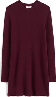 Madewell Long Sleeve Sweater Minidress