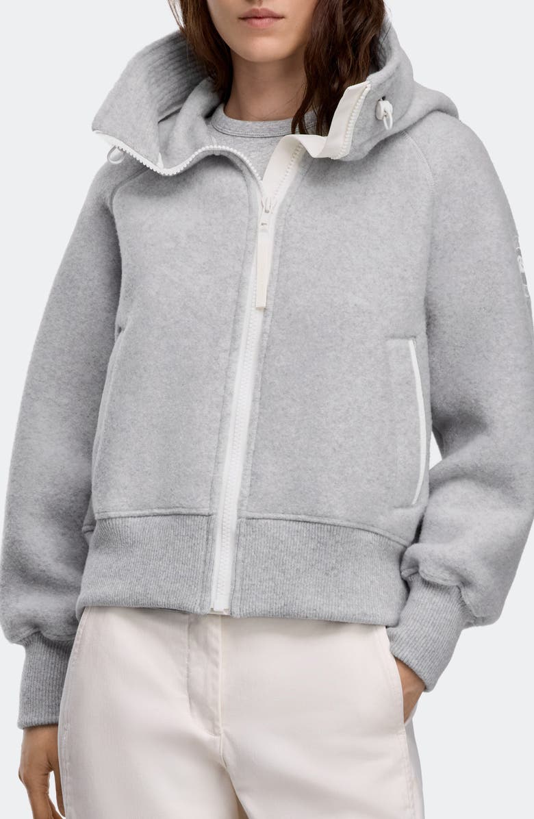 Canada Goose Chilliwack Kind Fleece Bomber, Main, color, Sliverbirch Heather