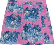 Zadig & Voltaire Jadys Smooth Wild Jungle Print Crepe Miniskirt