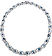 BLING JEWELRY Crystal Pavé Collar Necklace