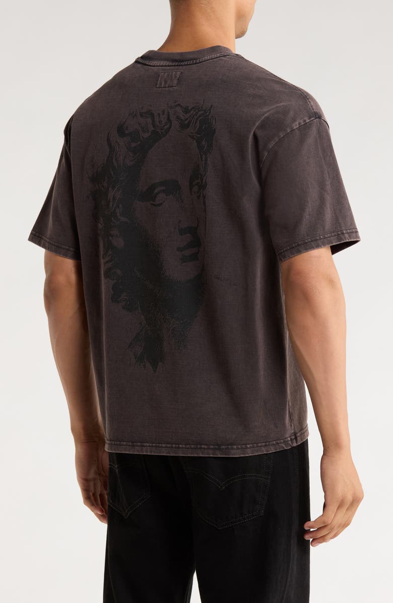 PacSun Stone Cotton Graphic T-Shirt, Alternate, color, Black