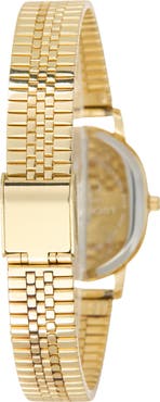 Lucky Brand Two Tone Oval Analog Bracelet Watch, 28mm x 38mm