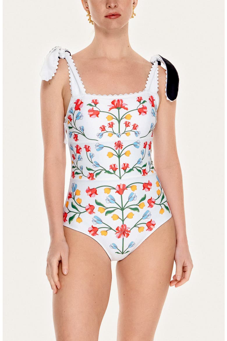 Day/Night Glow Reversible One-Piece Swimsuit, Alternate, color, Black