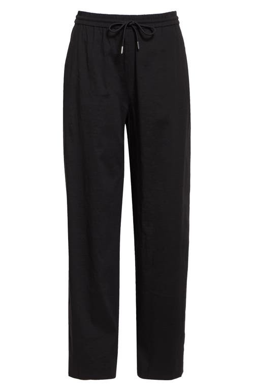 Theory Linen Blend Drawstring Pants