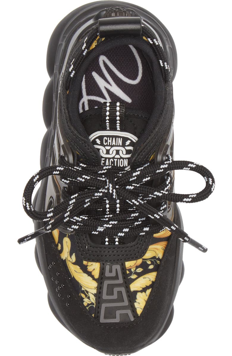 Versace Chain Reaction Sneaker, Alternate, color,