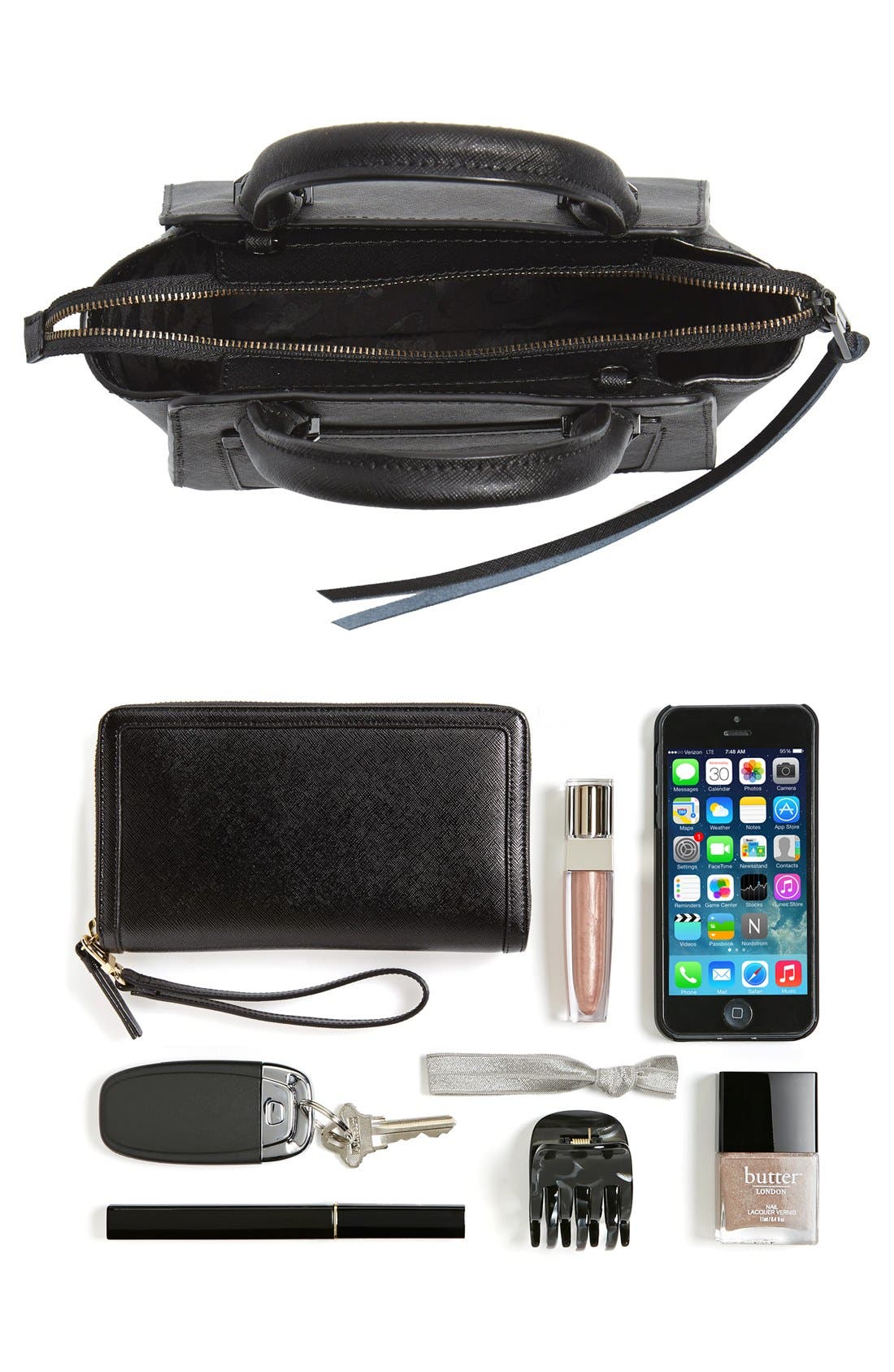 Rebecca Minkoff 'Micro Avery' Leather Tote, Alternate, color, 