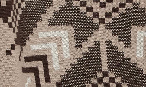 Alp N Rock Snowflake Ellis Organic Cotton Blend Turtleneck Sweater In Brown