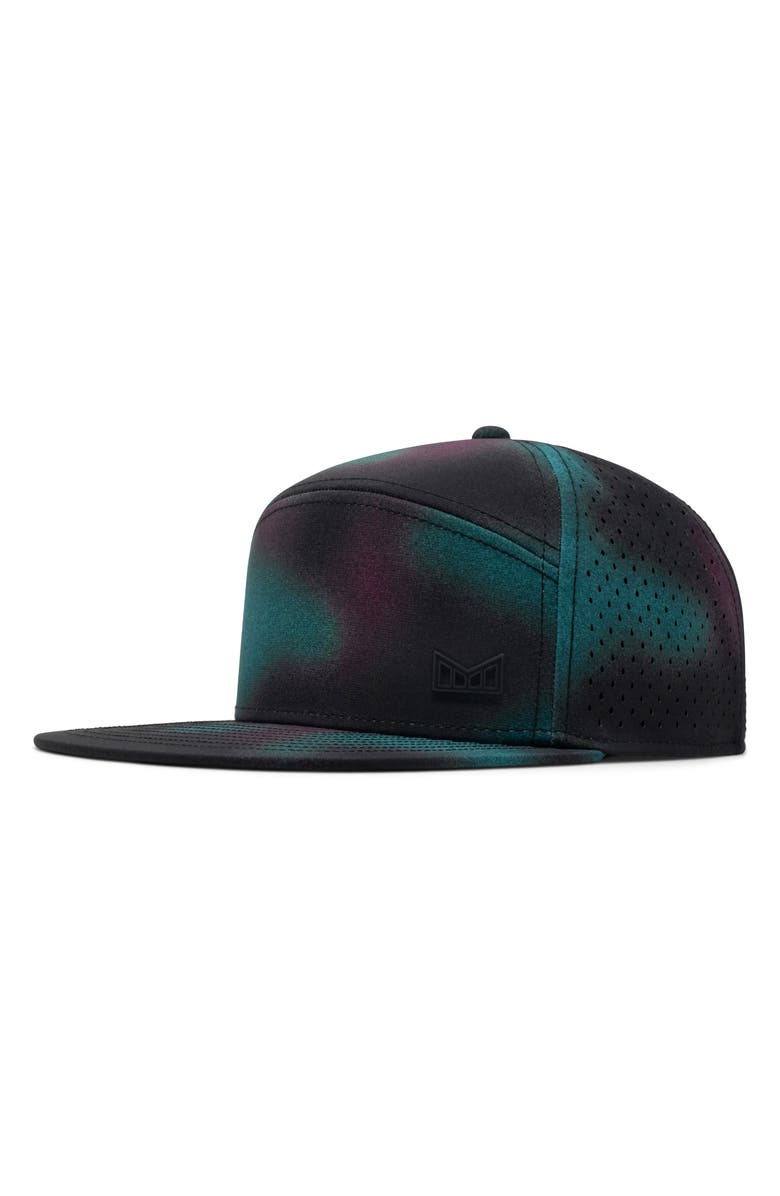 Melin Trenches Icon Aura Hydro Performance Snapback Hat, Main, color, Northern Aura